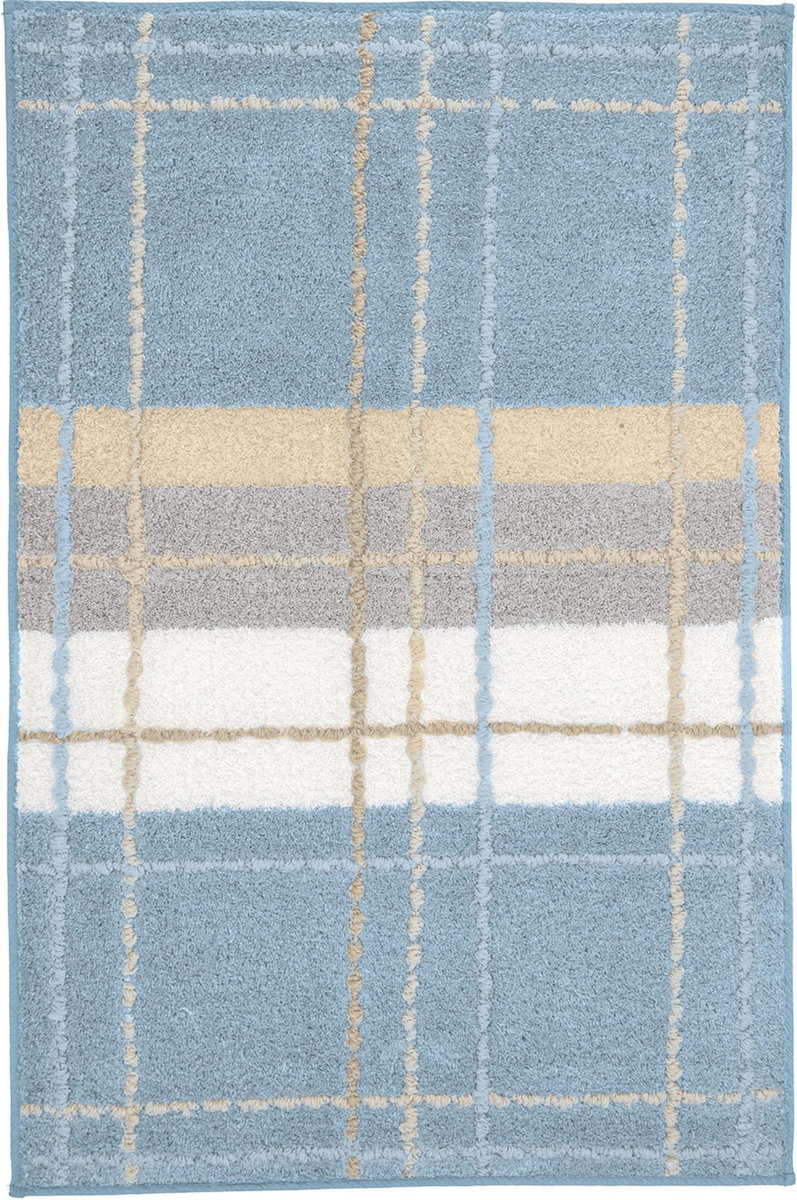 Kleine Wolke Kara Dywanik łazienkowy Steelblue Niebieski 70x120 cm