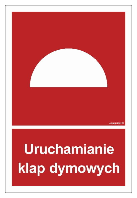 BB002 Uruchamianie klap dymowych - 5 X 7,4 CM, FN - FOLIA SAMOPRZYLEPNA LIBRES POLSKA SP SGP-BB002_50X74_FN 5904937043398