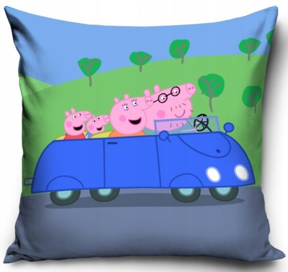 poszewka na poduszkę jasiek ŚWINKA PEPPA PIG 40x40