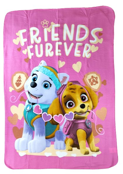 Miękki kocyk Psi Patrol Friends Forever 100 x 140 cm