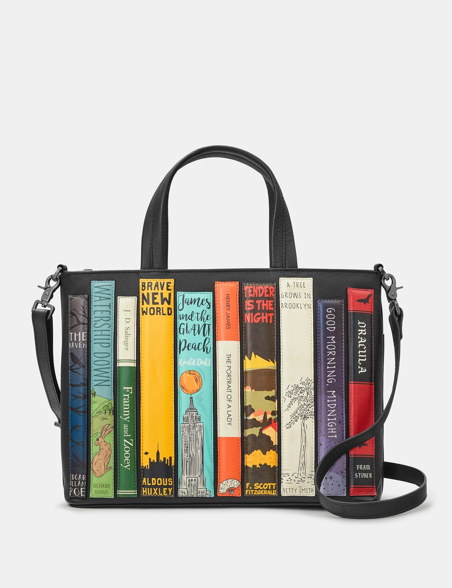 Czarna torebka shopperka damska Literatura Yoshi YB26
