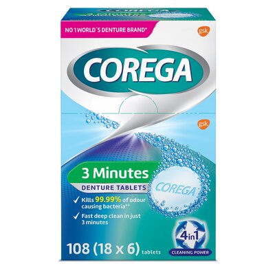 GlaxoSmithKline TABS Tabletki czyszczące do protez, 6 szt 5901208701889