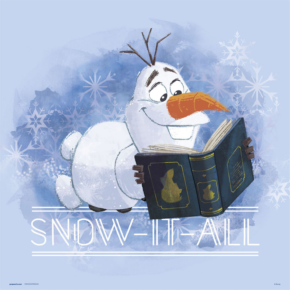 Drukuj 30X30 Cm Disney Frozen Śnieg To Wszystko