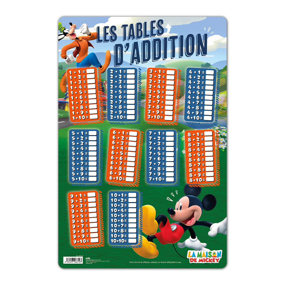 Lamina Educativa Frances Liaddition Mickey Club House