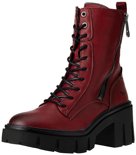 Mustang Damskie botki 1471-509, czerwony, 36 EU