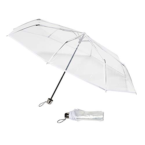 In the Air of Time NEYRAT539 składany parasol, 30 cm, przezroczysty/biały