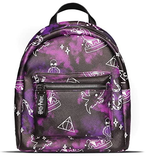 Harry Potter Wizards Unite Unite Mini-plecak czarny Fan-Merch, filmy, czarny, Standard, Central Hardside Expandable Luggage with Spinner Wheels