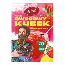 Delecta Kleks Owocowy Kubek Kisiel smak truskawkowy 30 g