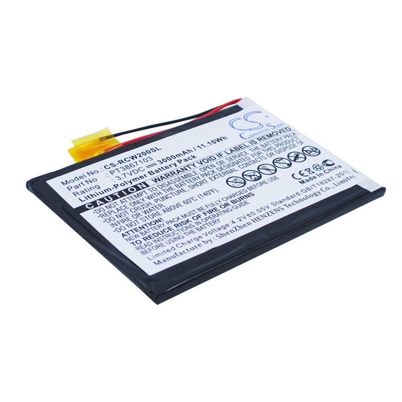 RCA RCT6077W2 / PT3867103 3000mAh 11.10Wh Li-Polymer 3.7V (Cameron Sino)