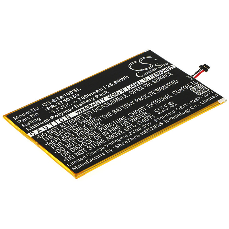 Insignia Flex 10.1 NS-15AT10 / PR-3750159 7000mAh 25.90Wh Li-Polymer 3.7V (Cameron Sino)