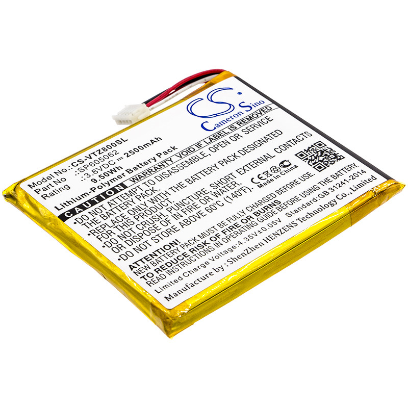 Vtech KidiBuzz / SP605062 2500mAh 9.50Wh Li-Polymer 3.8V (Cameron Sino)