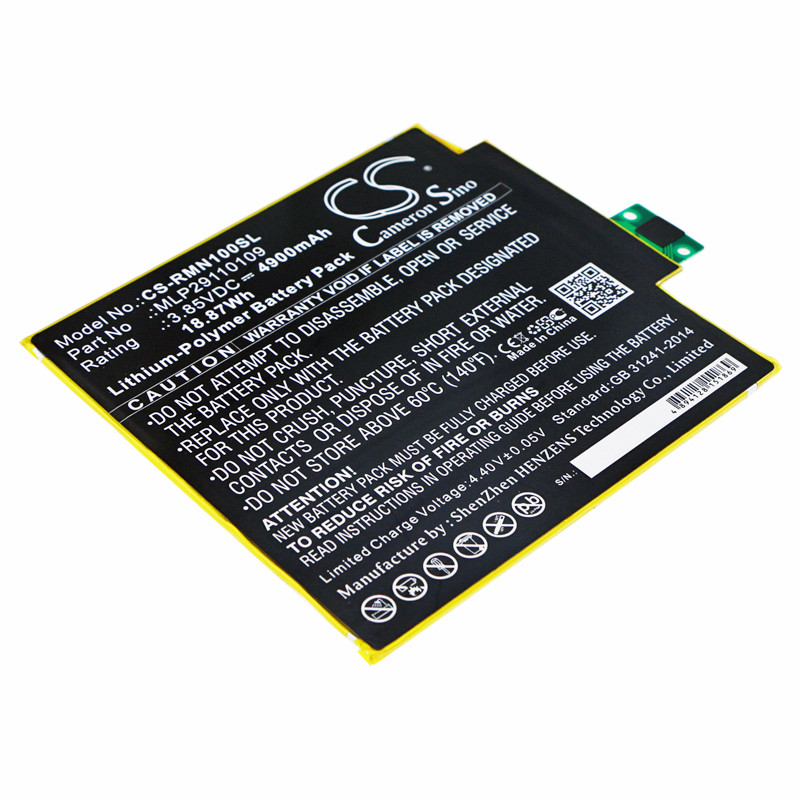 Verizon Ellipsis 8 HD / MLP29110109 4900mAh 18.87Wh Li-Polymer 3.85V (Cameron Sino)