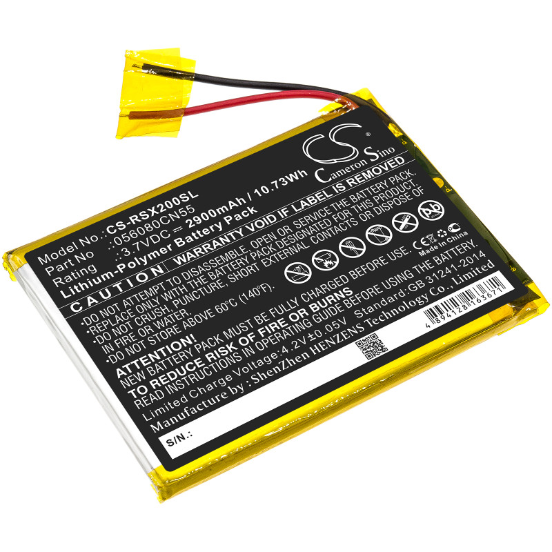 Oregon Scientific Meep / 056080CN55 2900mAh 10.73Wh Li-Polymer 3.7V (Cameron Sino)