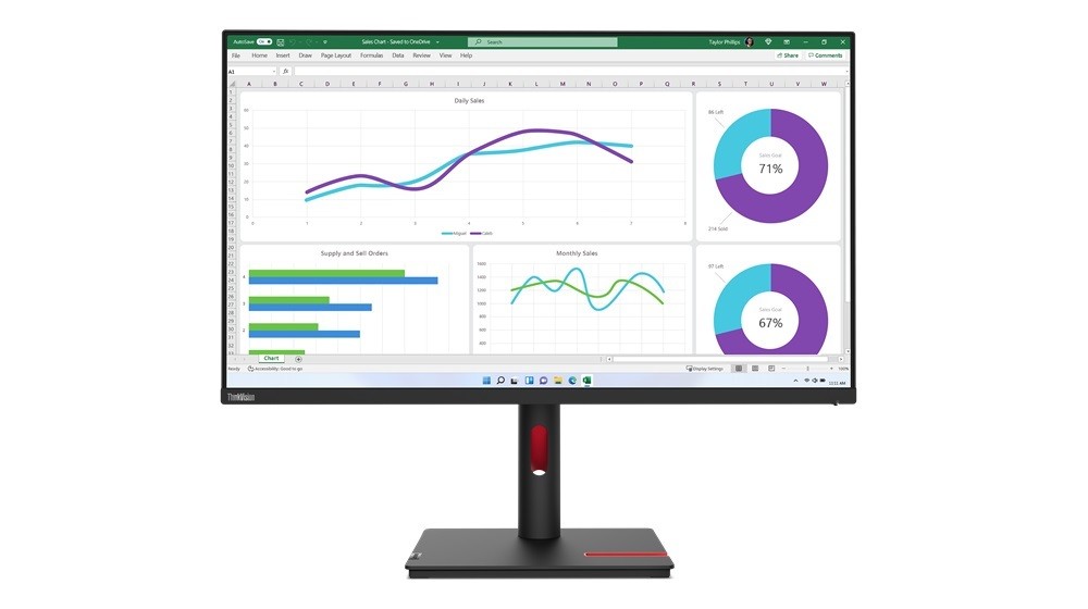 Monitor Lenovo ThinkVision T32h-30 (63D3GAT1EU)