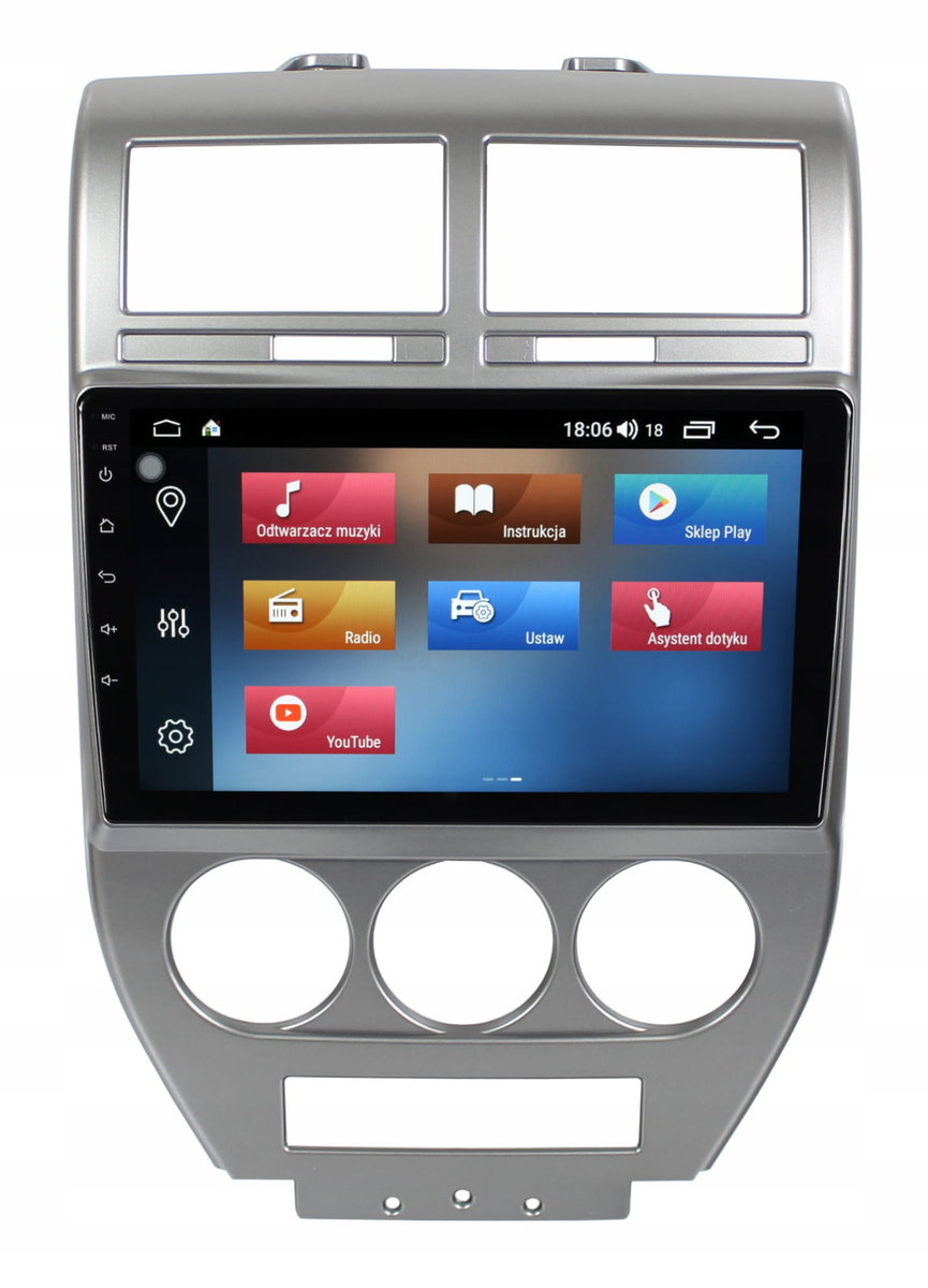 RADIO NAWIGACJA GPS JEEP COMPASS 2006-2010 ANDROID