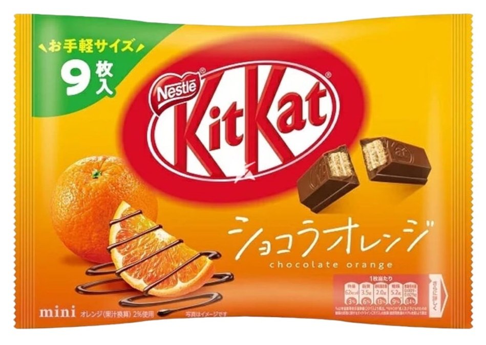 Nestle Kit Kat Mini Chocolate Orange 104g