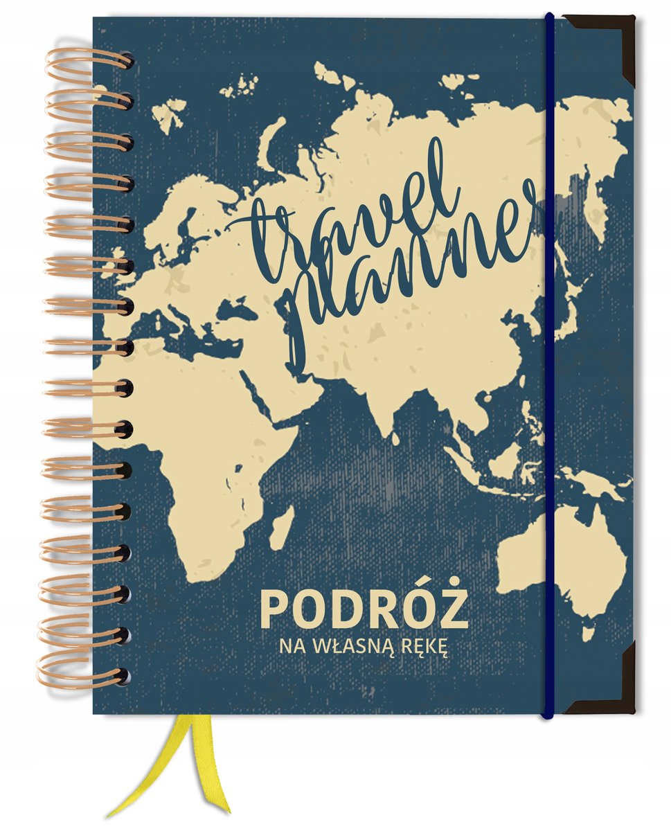 Travelbook Dziennik Podróżnika Tada Planner A5+ Pamiętnik Notes Podróży