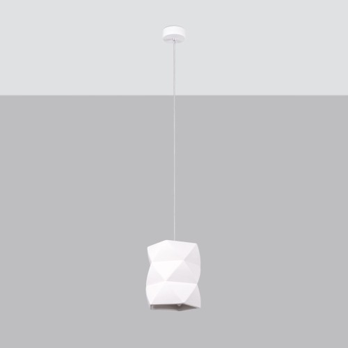 Gobi lampa wisząca 1xE27 biała SL.1250