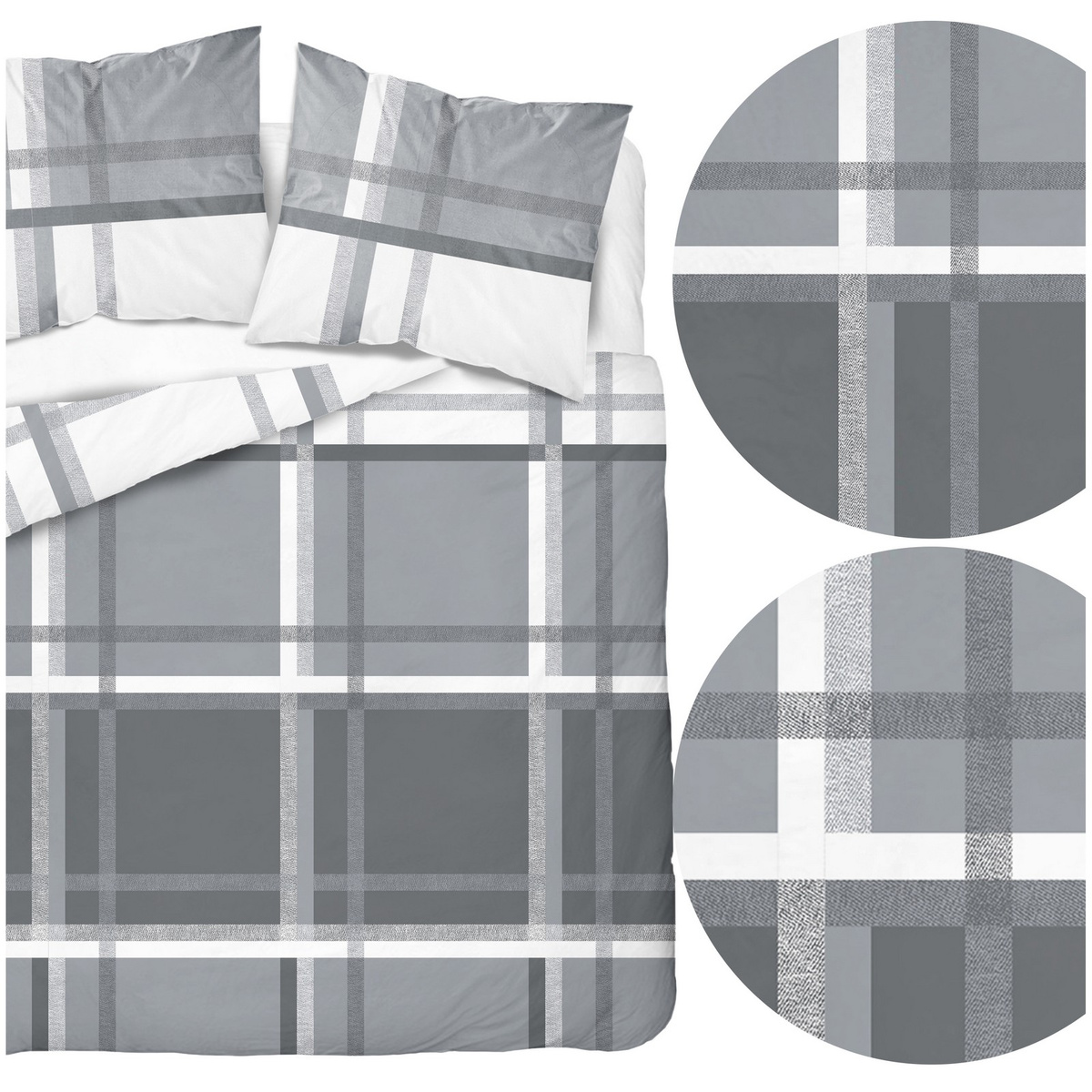 Pościel 220 x 200 3cz Asti Satynowa Bawełna 4674B