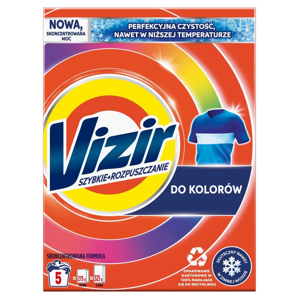 Vizir Color Proszek Do Prania Tkanin Kolorowych 275G (5 Prań)