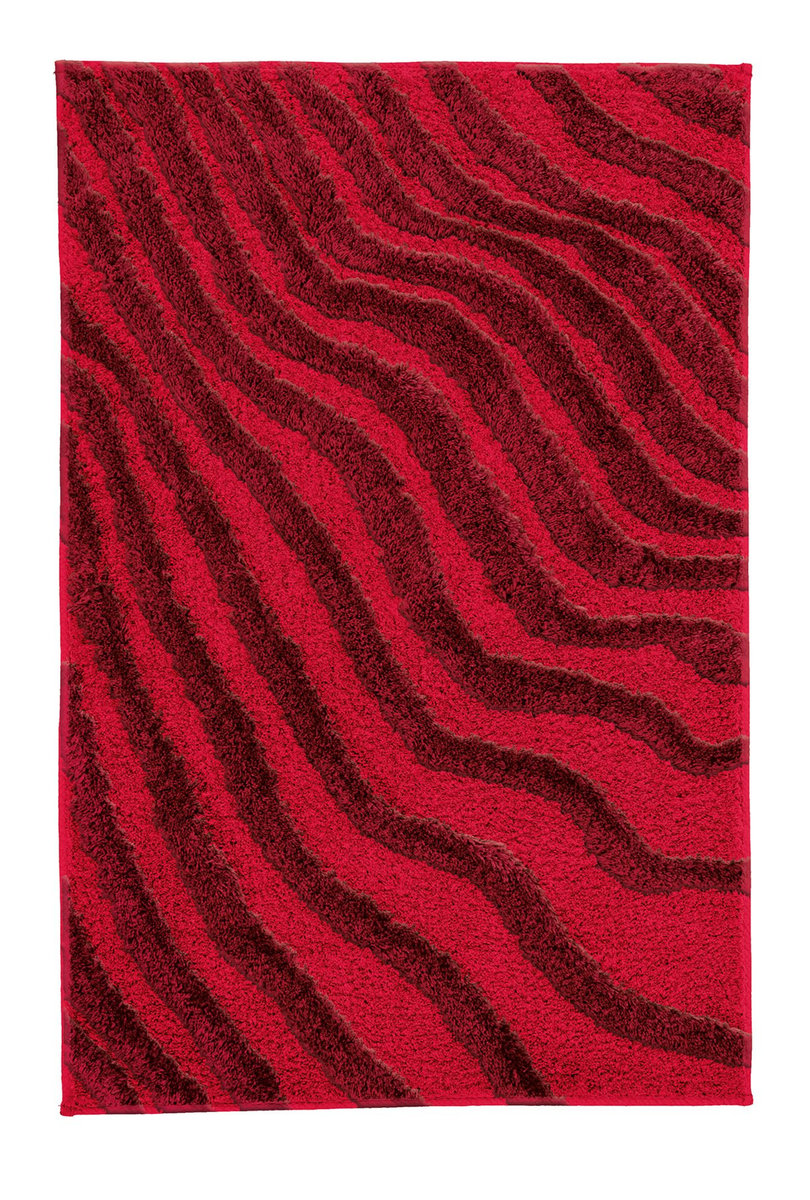 Kleine Wolke Terrace Dywanik Łazienkowy Ruby Red Czerwony 55X 65 Cm