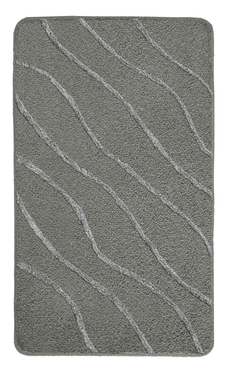 Kleine Wolke Tram Dywanik Łazienkowy Anthracite Ciemny Szary 55X 65 Cm