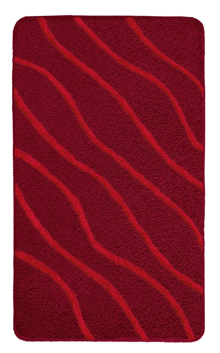 Kleine Wolke Tram Dywanik Łazienkowy Red Czerwony 80X140 Cm