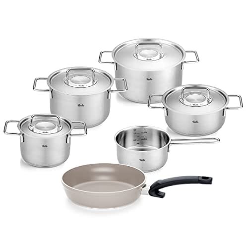 Fissler Pure Collection 6-Częściowy Zestaw Garnków Ze Stali