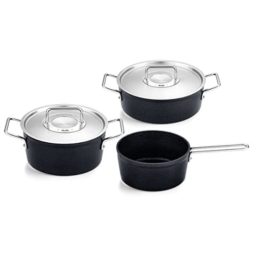 Fissler Adamant/Zestaw Garnków Aluminiowych 3-Częściowy Z