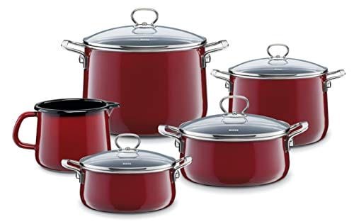 Riess 0584-008 5-Częściowy Zestaw Rodzinny Nouvelle - Rosso