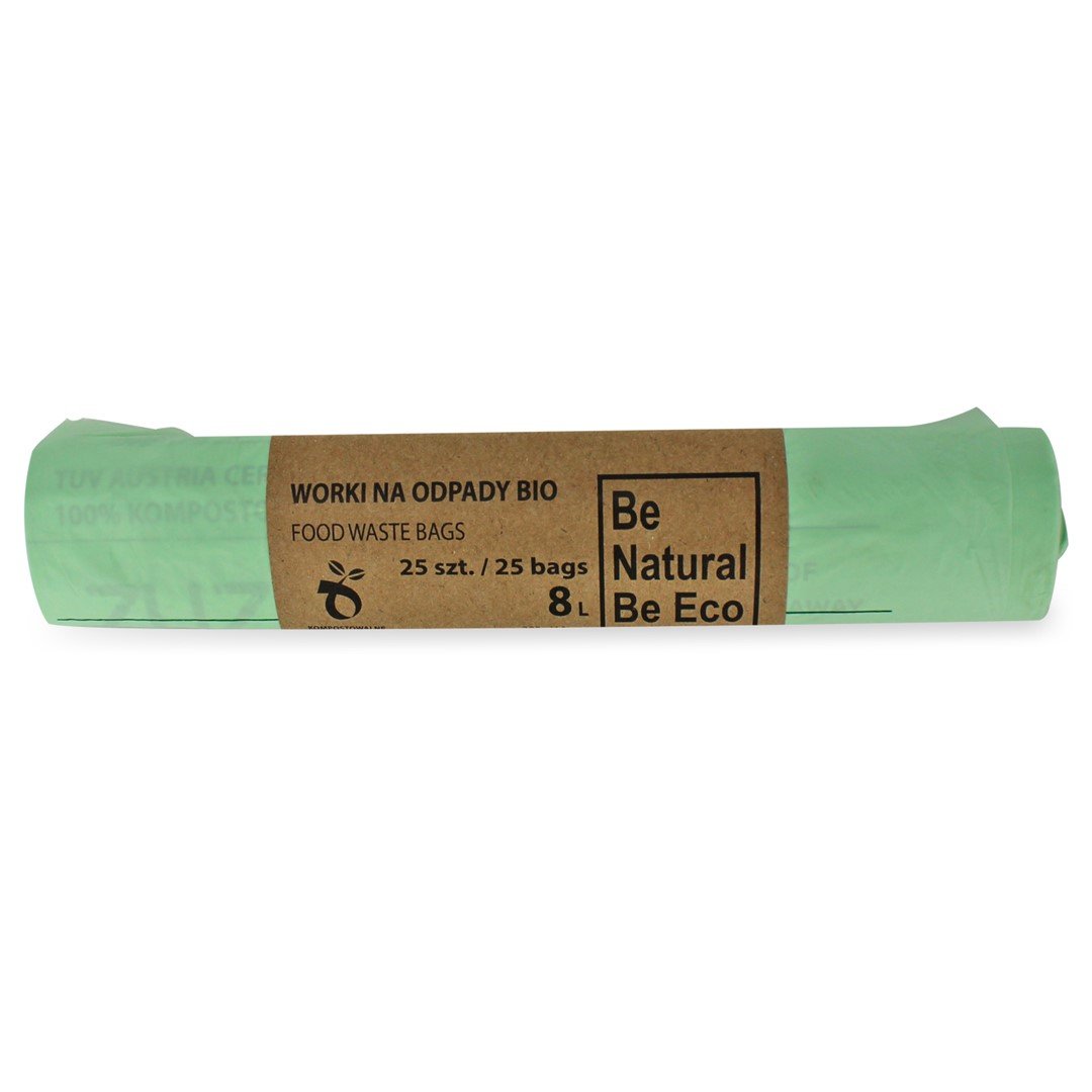 WORKI NA ODPADY BIO 8 L 25 szt. (KOMPOSTOWALNE I BIODEGRADOWALNE) - ZUZII (IM BIO BAG)