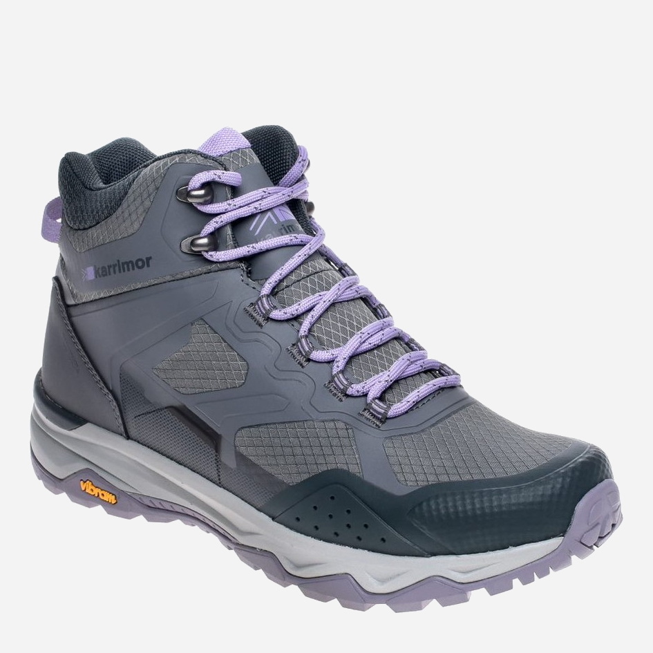 Zimowe buty trekkingowe damskie niskie Karrimor Spiral Mid Ladies Weathertite K1071-GRY 41 (7UK) 25.5 cm Szare (5017272009834)