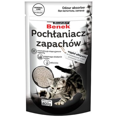 Benek Pochłaniacz - z węglem aktywnym 400g