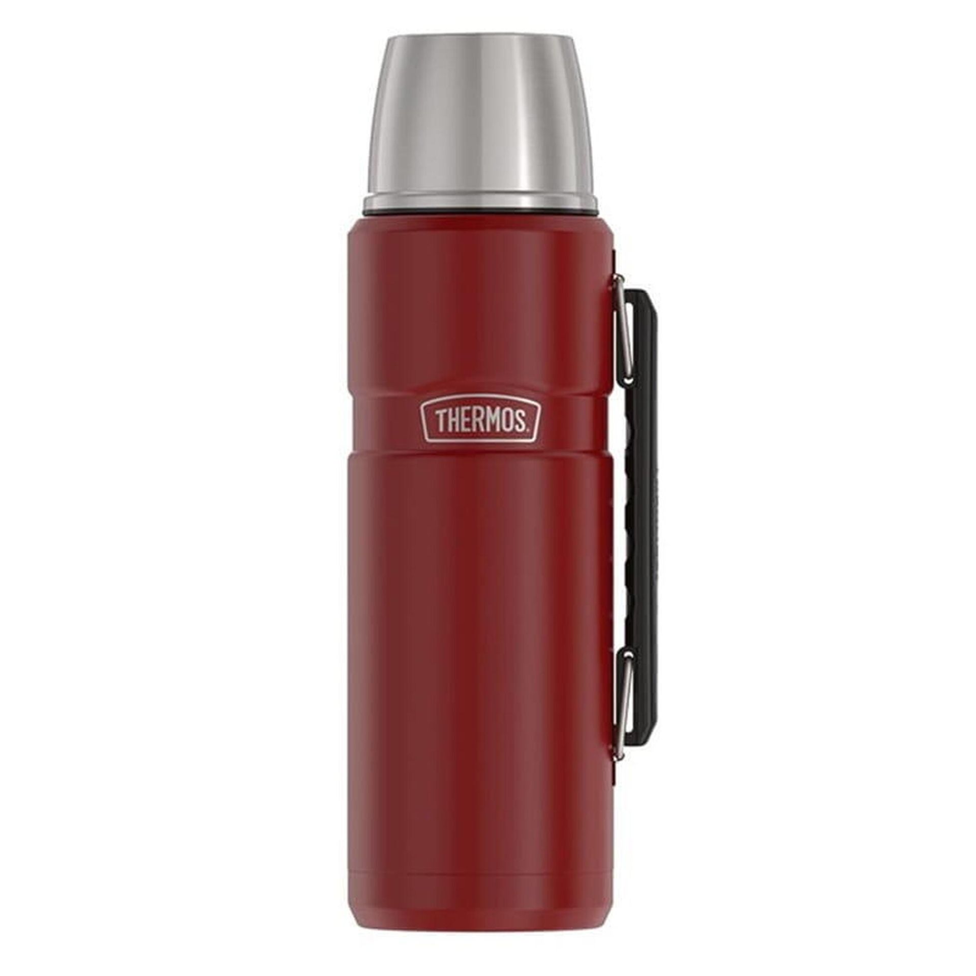 Termos z uchwytem na napoje Thermos 1,2 l - rustic red