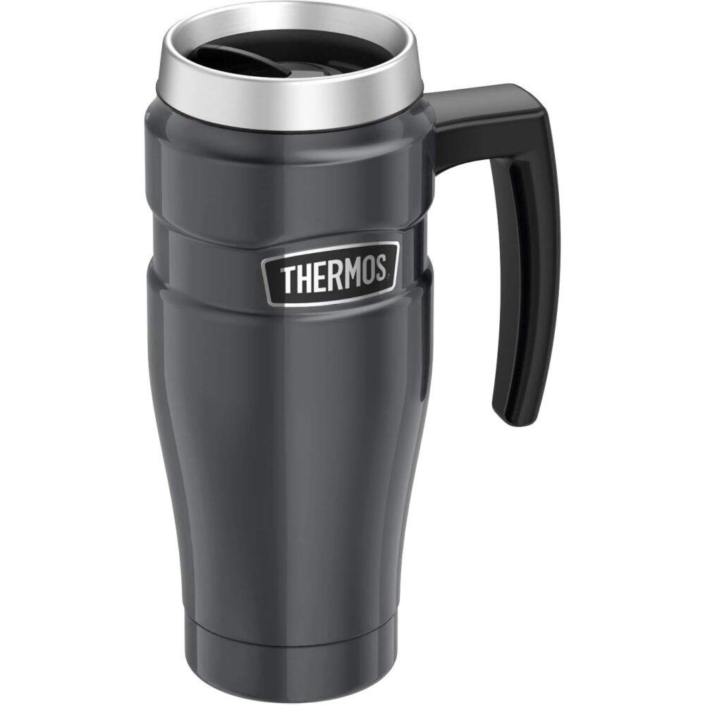 Thermos Wodoszczelny termokubek z uchwytem gun metal 160035