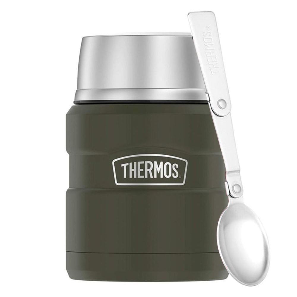 THERMOS Termos obiadowy ze składaną łyżką 470 ml navy green