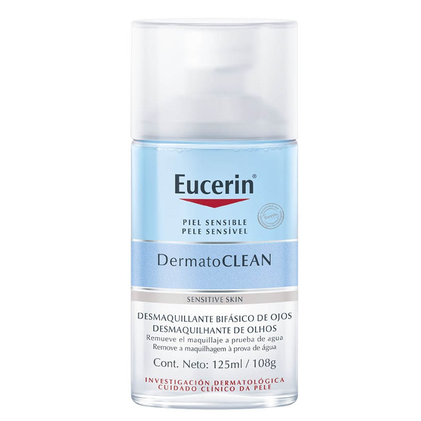 Eucerin DermatoCLEAN Eye Make-Up Remover płyn do demakijażu oczu 125ml