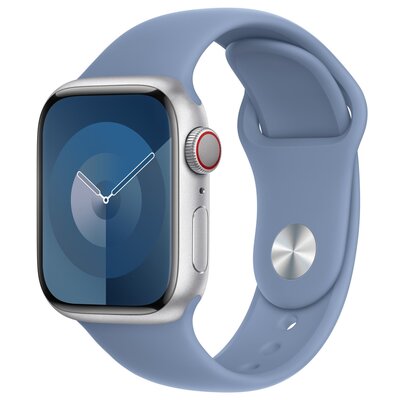 Pasek wymienny Apple 41mm ledově modrý sportovní  - S/M (MT353ZM/A)