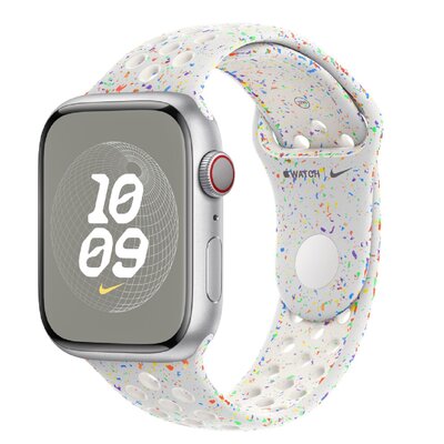 Apple sportowy Nike 45 mm M/L platyna