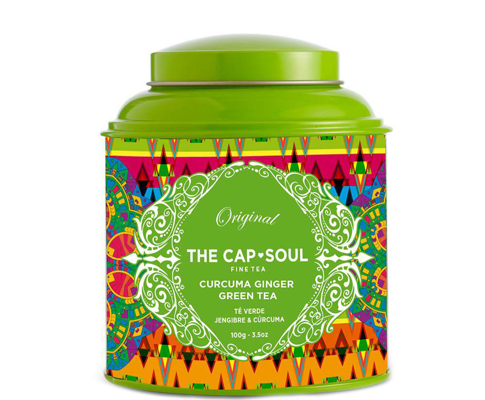 Zielona herbata The Capsoul z kurkumą 100 g (8436561733828)