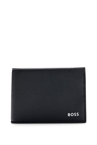 BOSS Zair_5cc_Window Wallet, męski portfel, czarny, ONESI