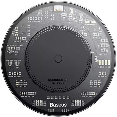 Baseus Simple 2 15W z kablem USB-C do USB-C (czarny)