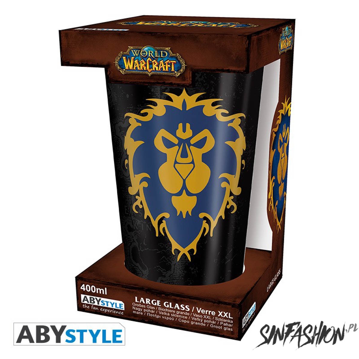 Szklanka World Of Warcraft Alliance Glass