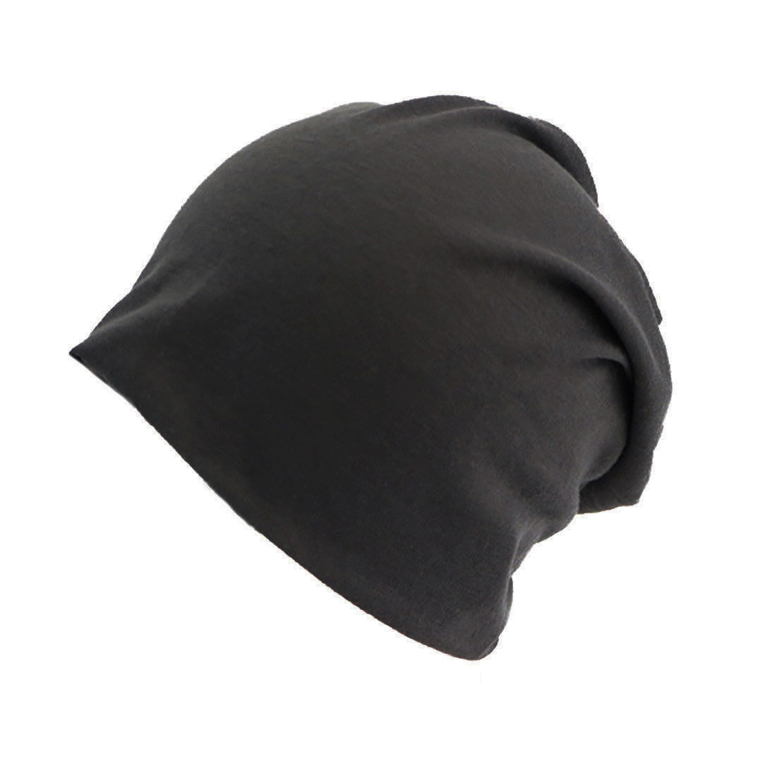 Czapka ciemnoszara BEANIE smerfetka oversize