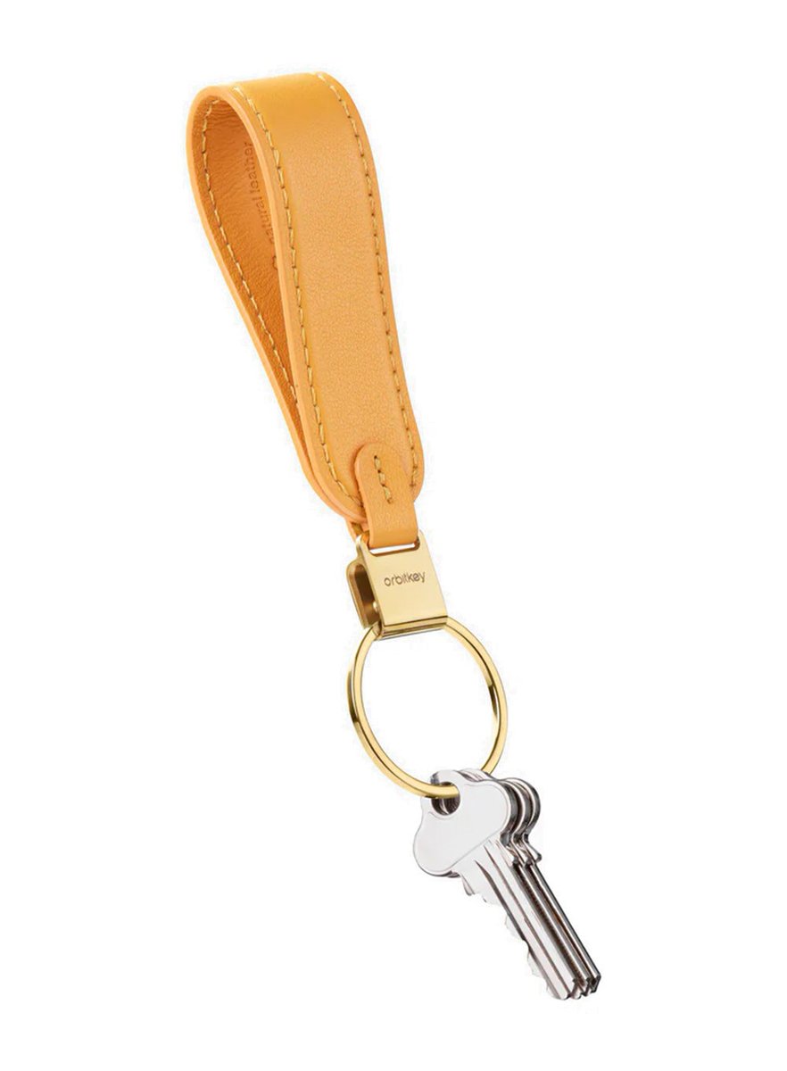 Skórzany Organizer Na Klucze Orbitkey Loop Keychain - Orange