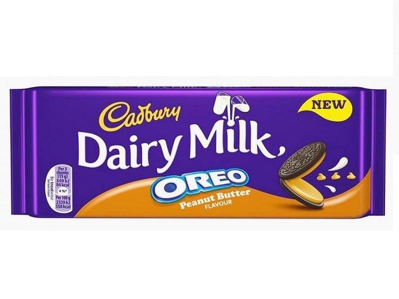 CADBURY CZEKOLADA PEANUT BUTTER OREO 120G