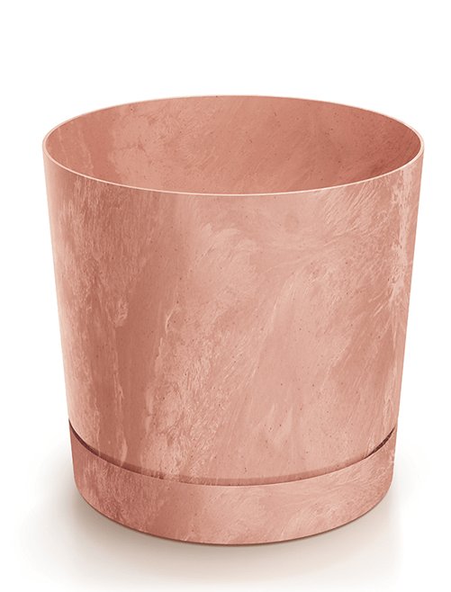 Doniczka Tubo 240 Ter Beton Effect+podstawka 4,6l