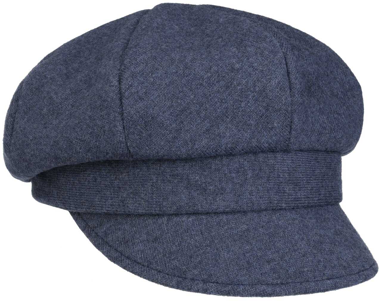 Czapka Kaszkiet Uni Merino by Gebeana, niebieski, One Size