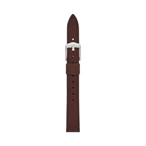 Fossil Pasek do zegarka damski 14 mm LiteHide skóra brązowa, S141219, brązowy, 14 mm, Casual