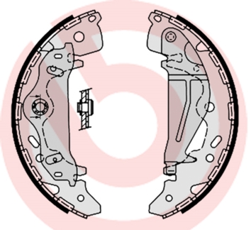 BREMBO Szczęki hamulcowe BREMBO S30521 ZG S30521